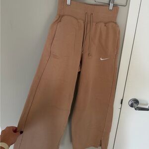 Nike Women's Cream Wide-Leg Pants